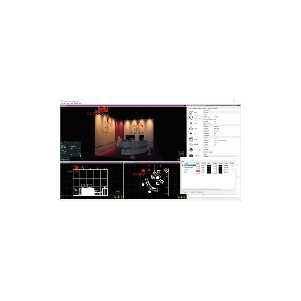 Capture Capture 2019 Solo Edition Software di progettazione illuminotecnica e visualizzazione