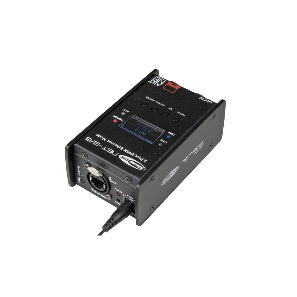 Showtec NET-2/5 Pocket Nodo Artnet, 2 canali, XLR, 5 poli