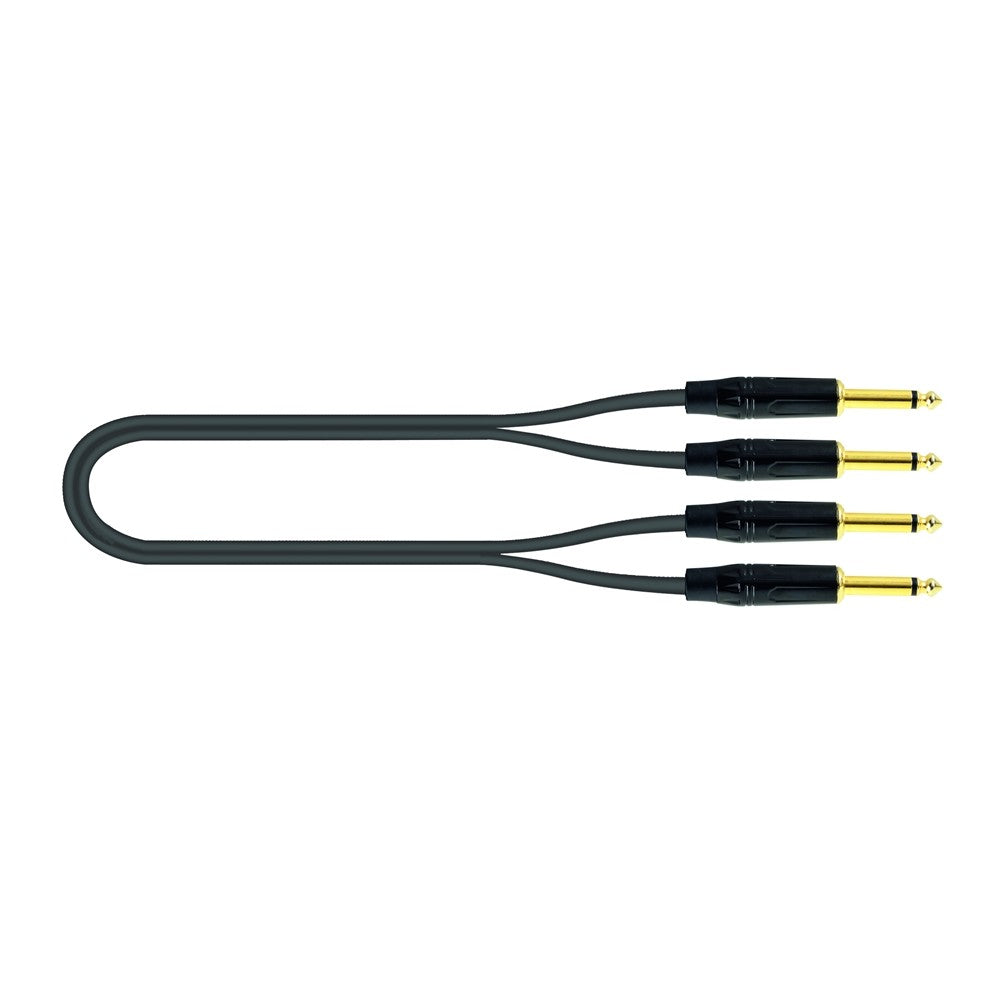 QUIK LOK JUST KEY 1 Cavo da 2 Jack Mono a 2 Jack Mono da 1m