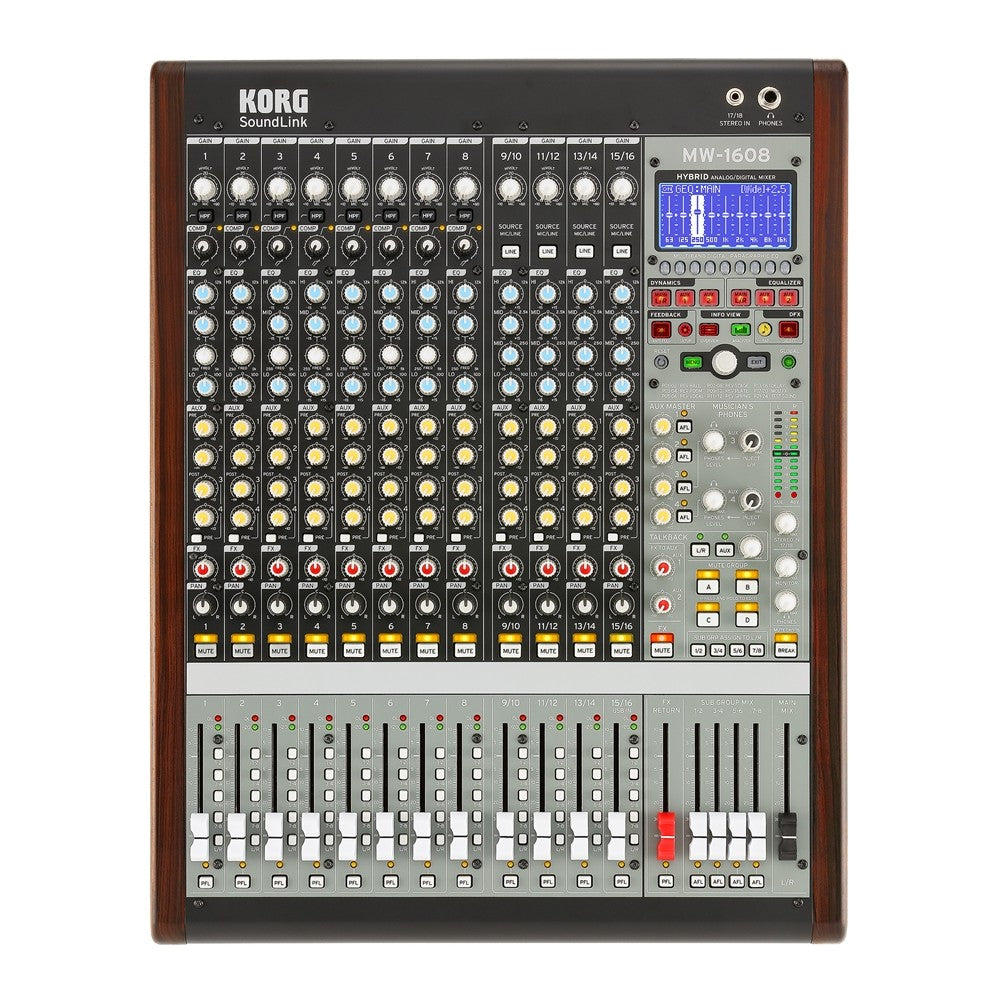 KORG SOUNDLINK MW-1608 Mixer di linea a 16 canali
