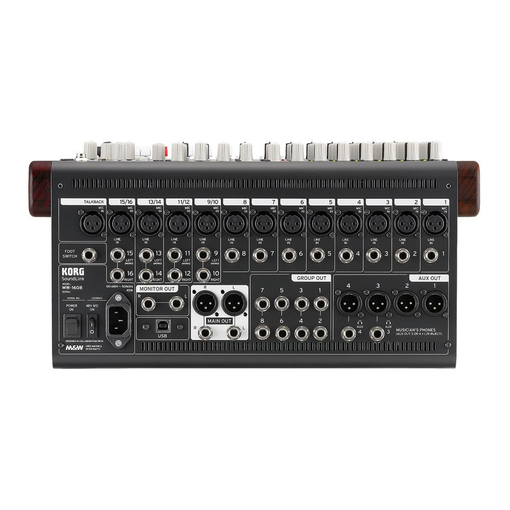 KORG SOUNDLINK MW-1608 Mixer di linea a 16 canali