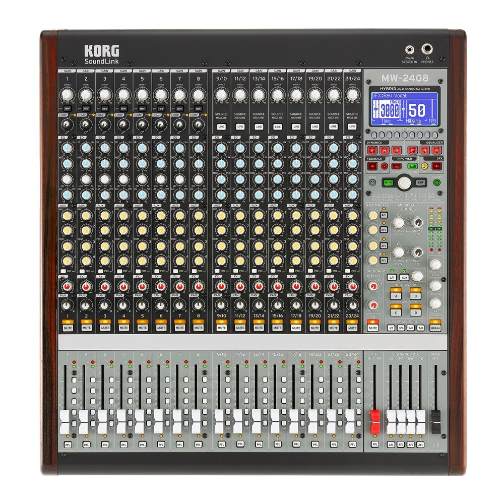 KORG SOUNDLINK MW-2408 Mixer di linea a 24 canali