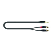 QUIK LOK JUST J352RCA 1 Cavo da Jack 3,5" Stereo a 2 RCA da 1m