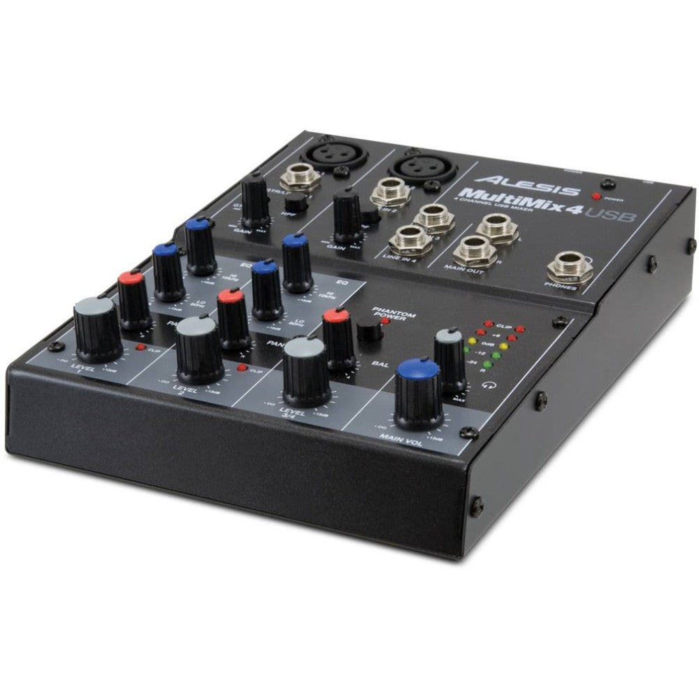 ALESIS MULTIMIX 4 USB 4-Channel Mixer