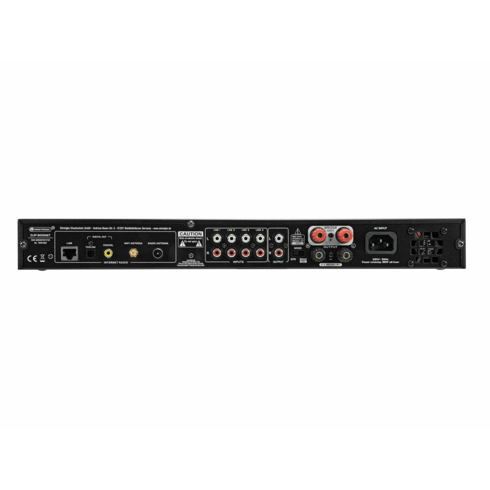 OMNITRONIC DJP-900NET Amplificatore con Internet Radio