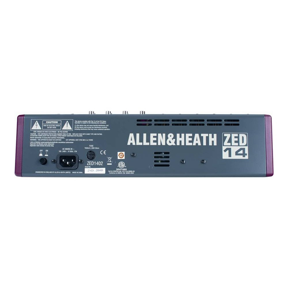 Mesa de mezclas de escritorio ALLEN & HEATH ZED 14