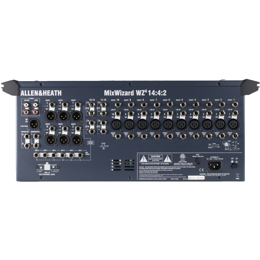 ALLEN & HEATH MIXWIZARD4 14:4:2 Mesa de mezclas de 14 canales
