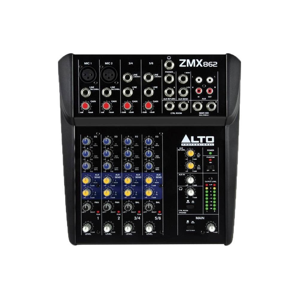 ALTO PROFESSIONAL ZEPHYR ZMX862 Mixer passivo a 6 canali