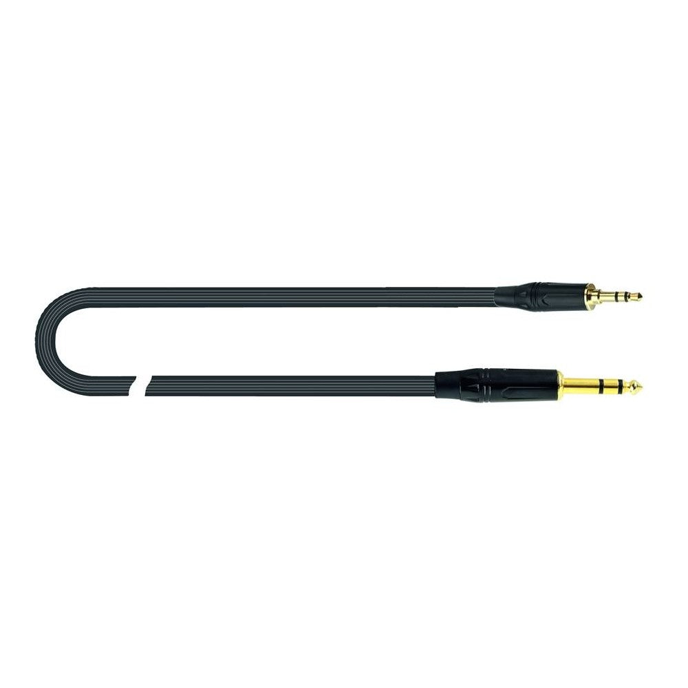 QUIK LOK JUST J35JS 2 Cavo serie JUST da Jack 3,5" Stereo a Jack 6,3" Stereo da 2m