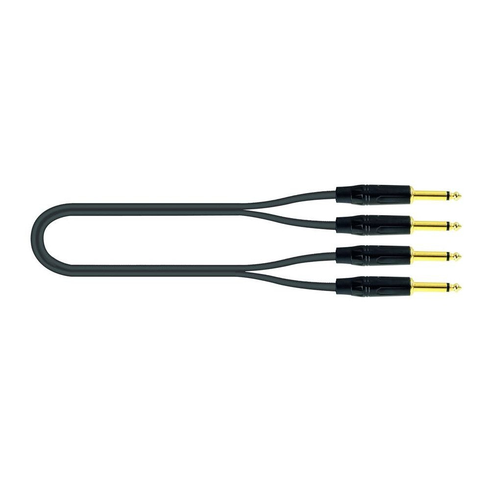 QUIK LOK JUST KEY 4.5 Cavo da 2 Jack Mono a 2 Jack Mono da 4,5m