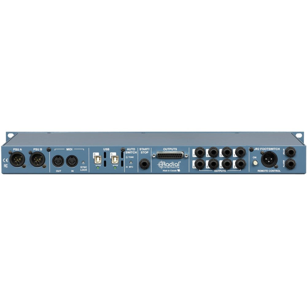 RADIAL ENGINEERING SW8-USB Switcher automatico e Interfaccia audio USB