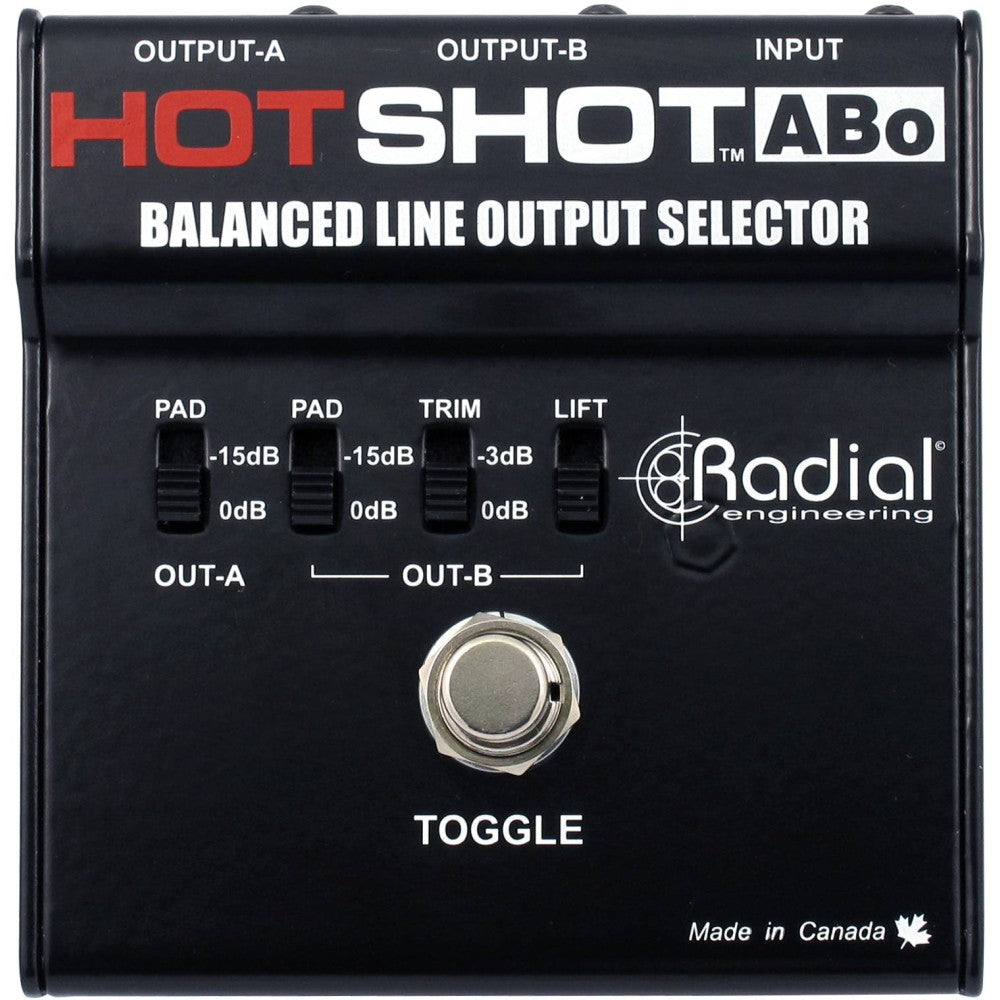 RADIAL ENGINEERING HOT SHOT ABO Footswitch per uscite bilanciate