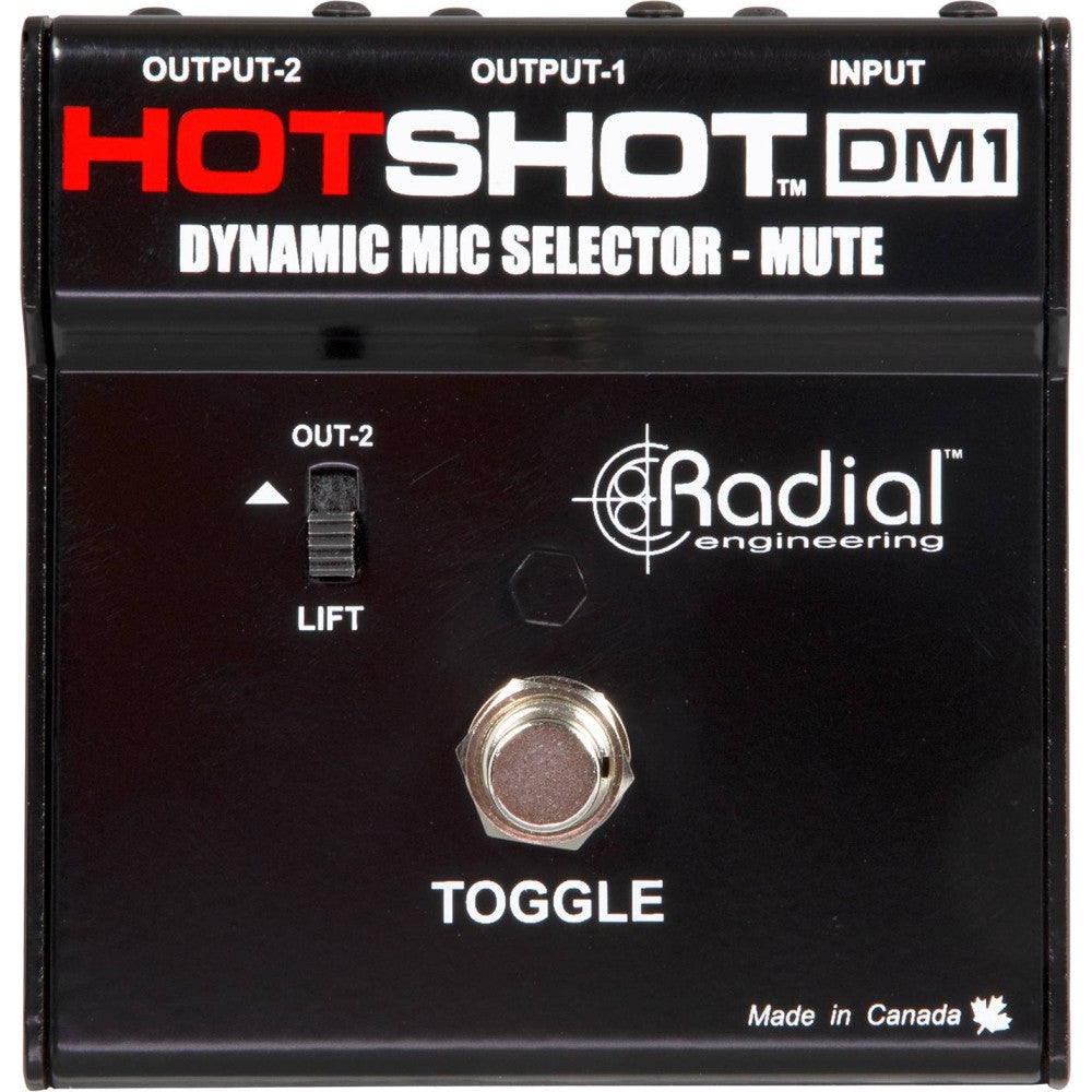 RADIAL ENGINEERING HOT SHOT DM1 Switch On-Off per microfono