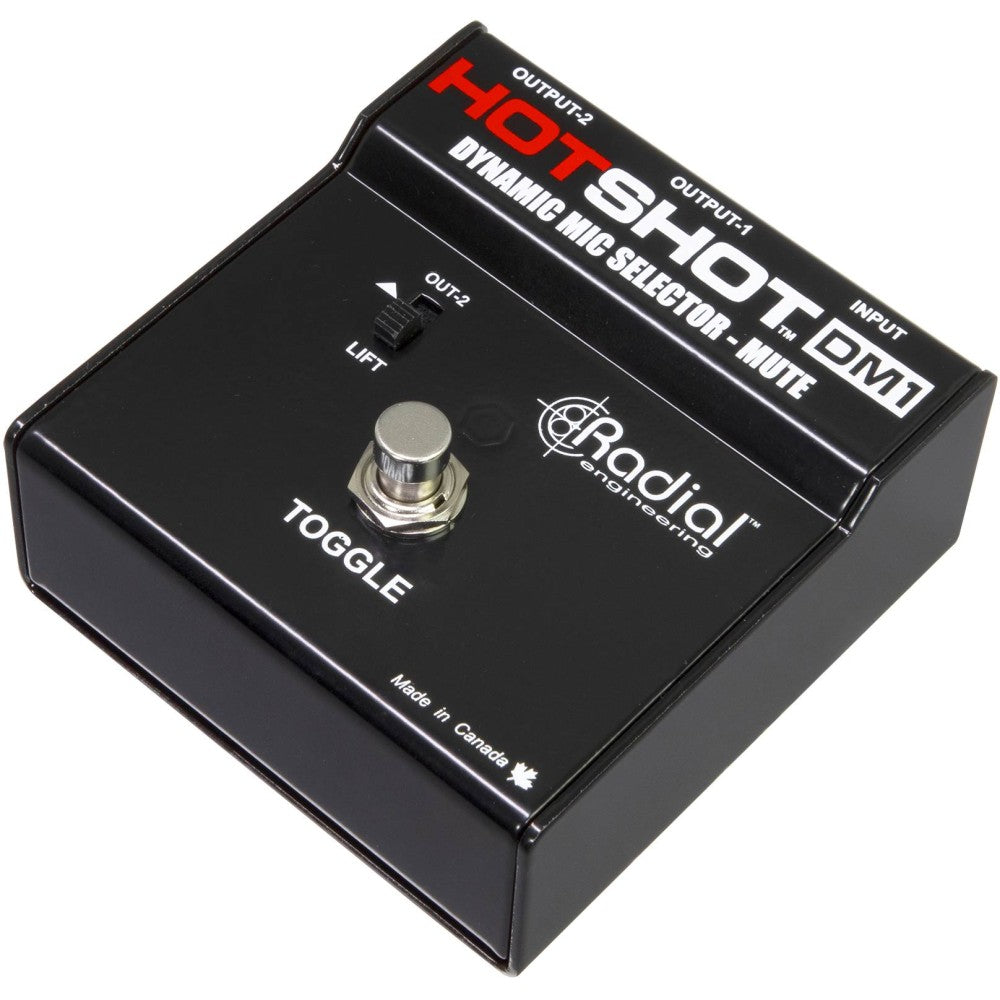 RADIAL ENGINEERING HOT SHOT DM1 On-Off Switch for Microphones