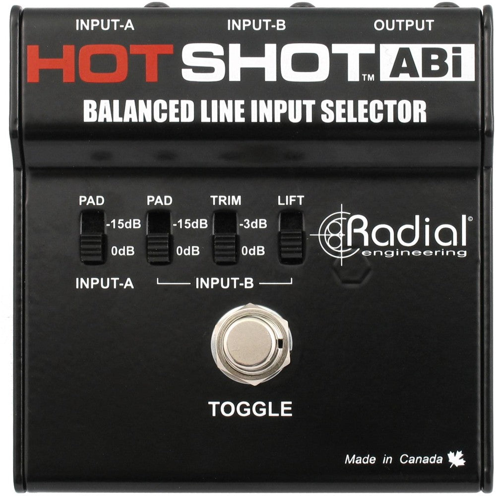 RADIAL ENGINEERING HOT SHOT ABI Selettore di segnale bilanciato