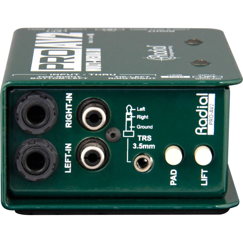RADIAL ENGINEERING PRO-AV2 Passive Stereo Multimedia DI Box