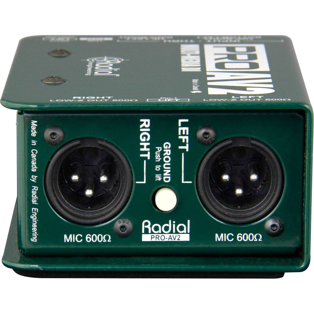 RADIAL ENGINEERING PRO-AV2 Passive Stereo Multimedia DI Box
