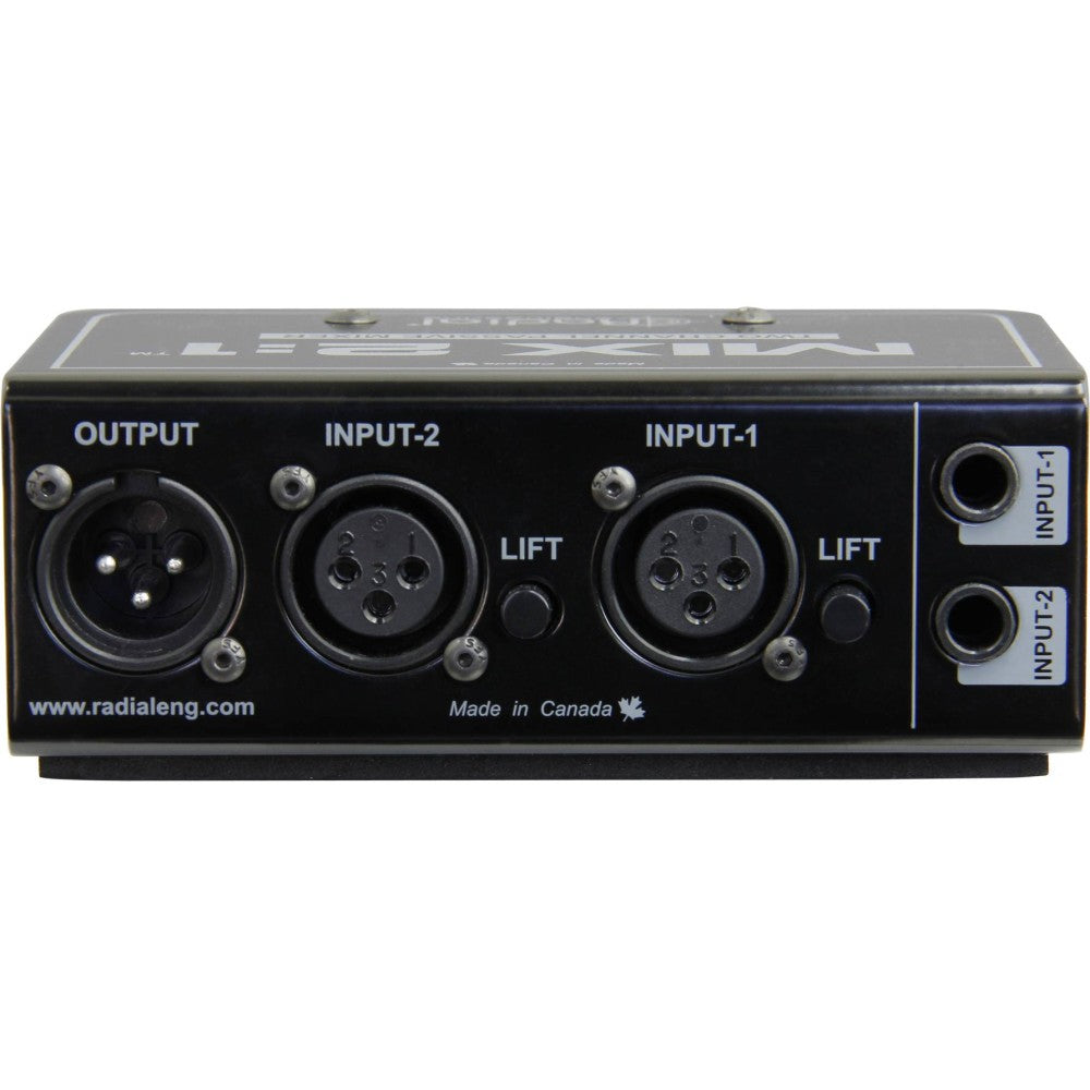 RADIAL ENGINEERING MIX 2:1 Sumador de audio de dos canales