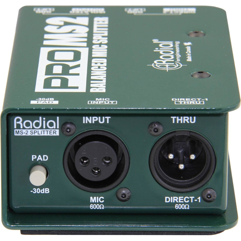 RADIAL ENGINEERING PROMS2 Passive Microphone Splitter