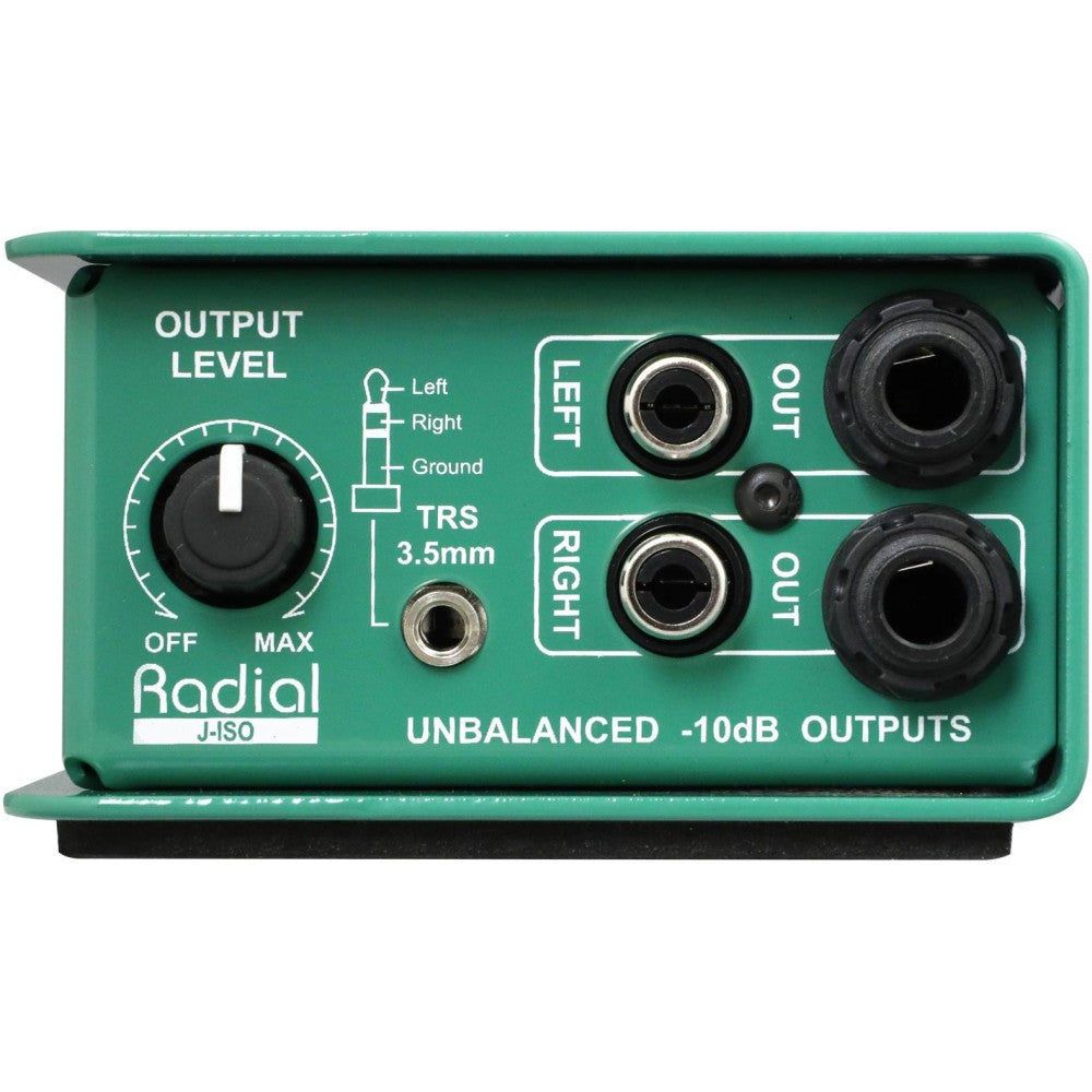 RADIAL ENGINEERING J-ISO Isolatore e convertitore stereo da +4dB a -10dB