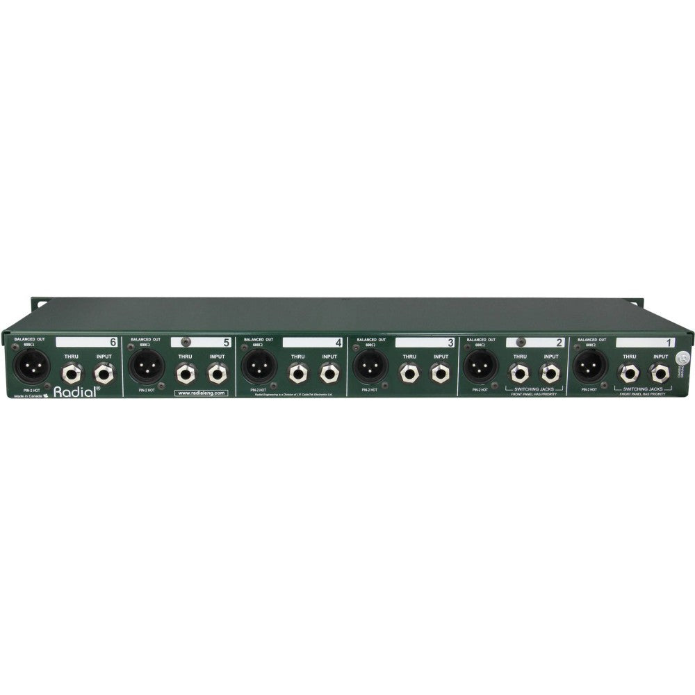 RADIAL ENGINEERING JD 6 6-channel DI box