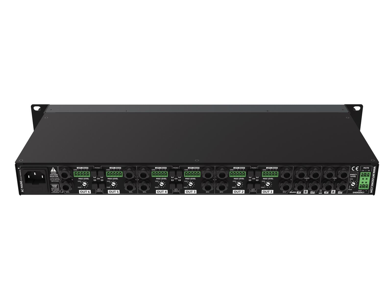 INTUSONIC DLA26 Distributore di Zona 2-IN-6