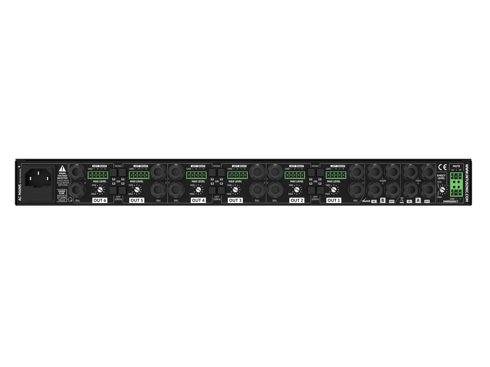 INTUSONIC DLA26 Distributore di Zona 2-IN-6