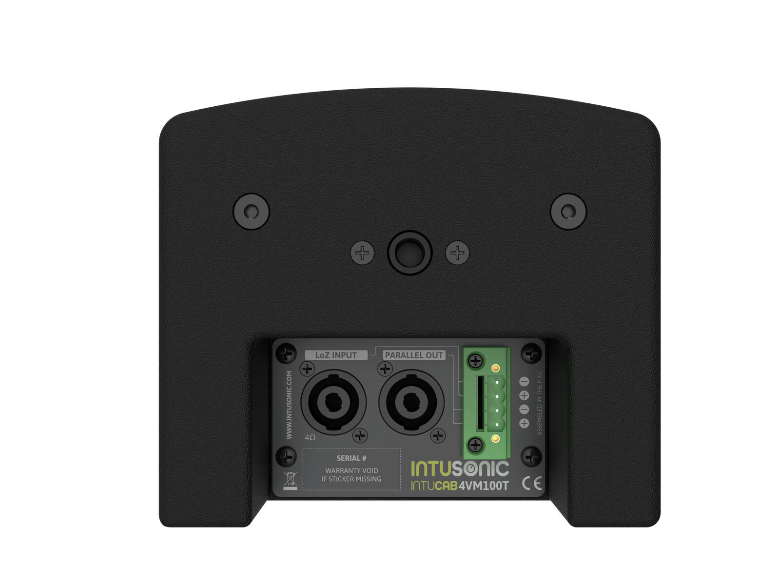 INTUSONIC 4VM100T Diffusore a Colonna Full Range 2 vie nero