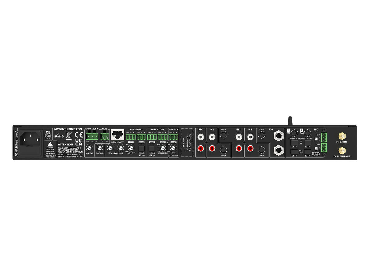 INTUSONIC PAA42+ Preamplificatore Media Stereo Dual Output