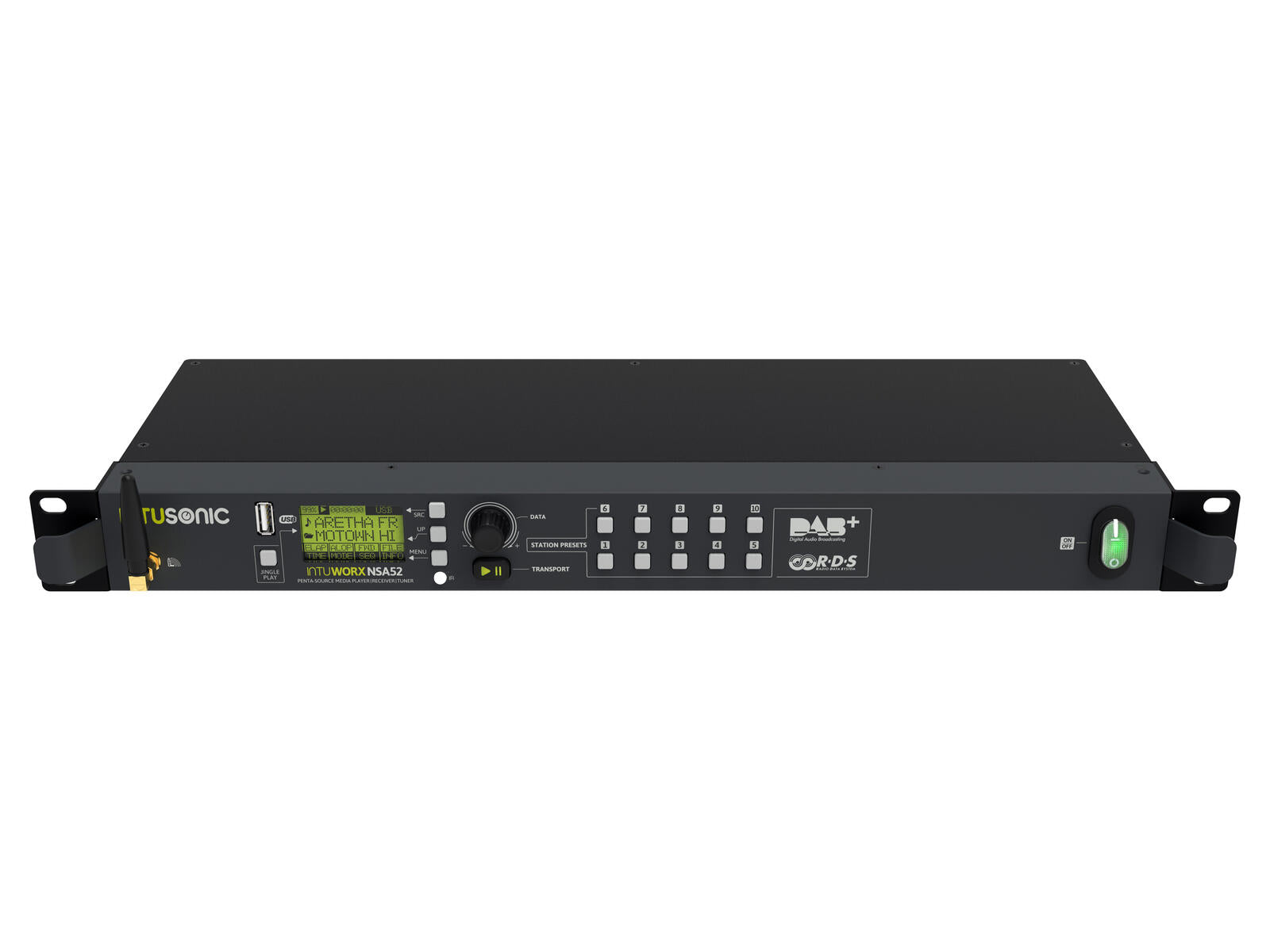 INTUSONIC NSA52 Media Player a 5 sorgenti con DAB+