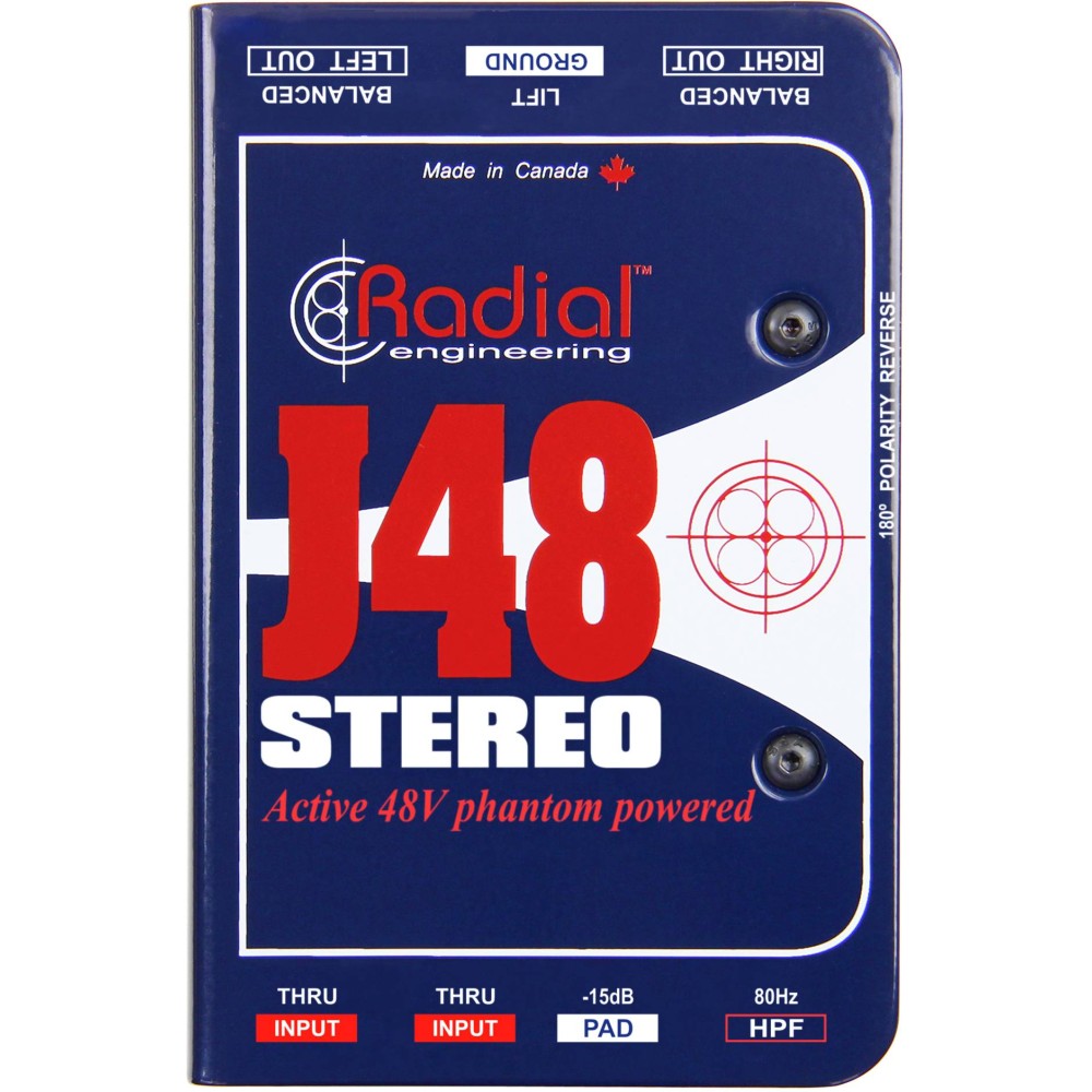 RADIAL ENGINEERING J48 STEREO DI box stereo attiva