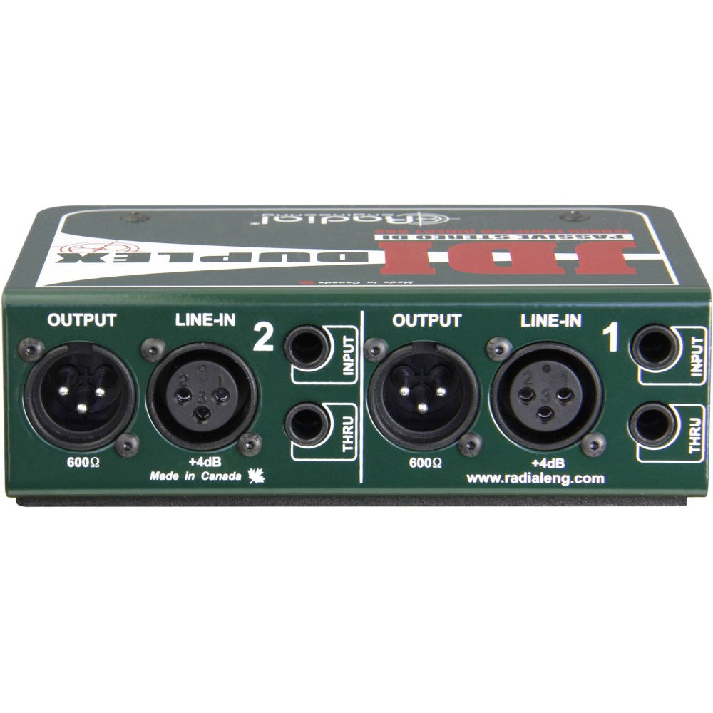 RADIAL ENGINEERING JDI DUPLEX Stereo Passive DI Box
