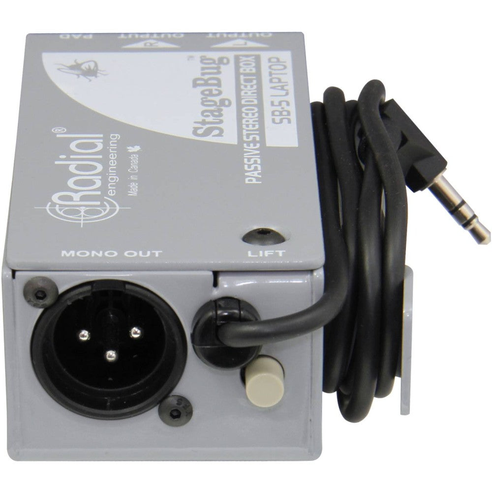 RADIAL ENGINEERING STAGEBUG SB5 Passive Laptop DI box
