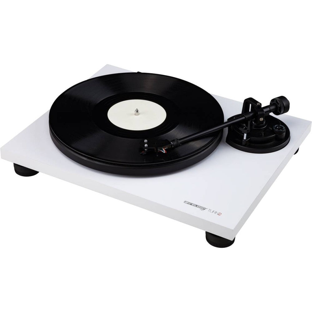 RELOOP TURN2 WHITE Giradischi con trazione a cinghia