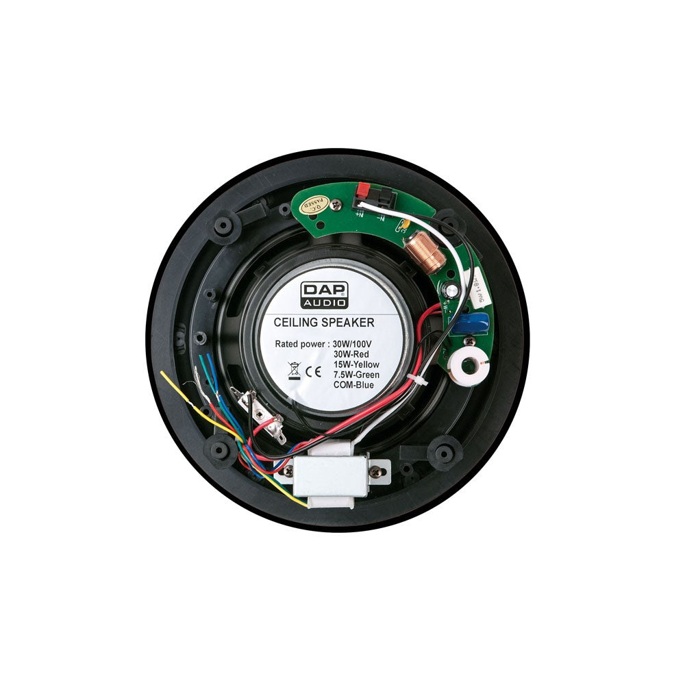DAP EDCS-626 Altavoz de techo negro de 6"
