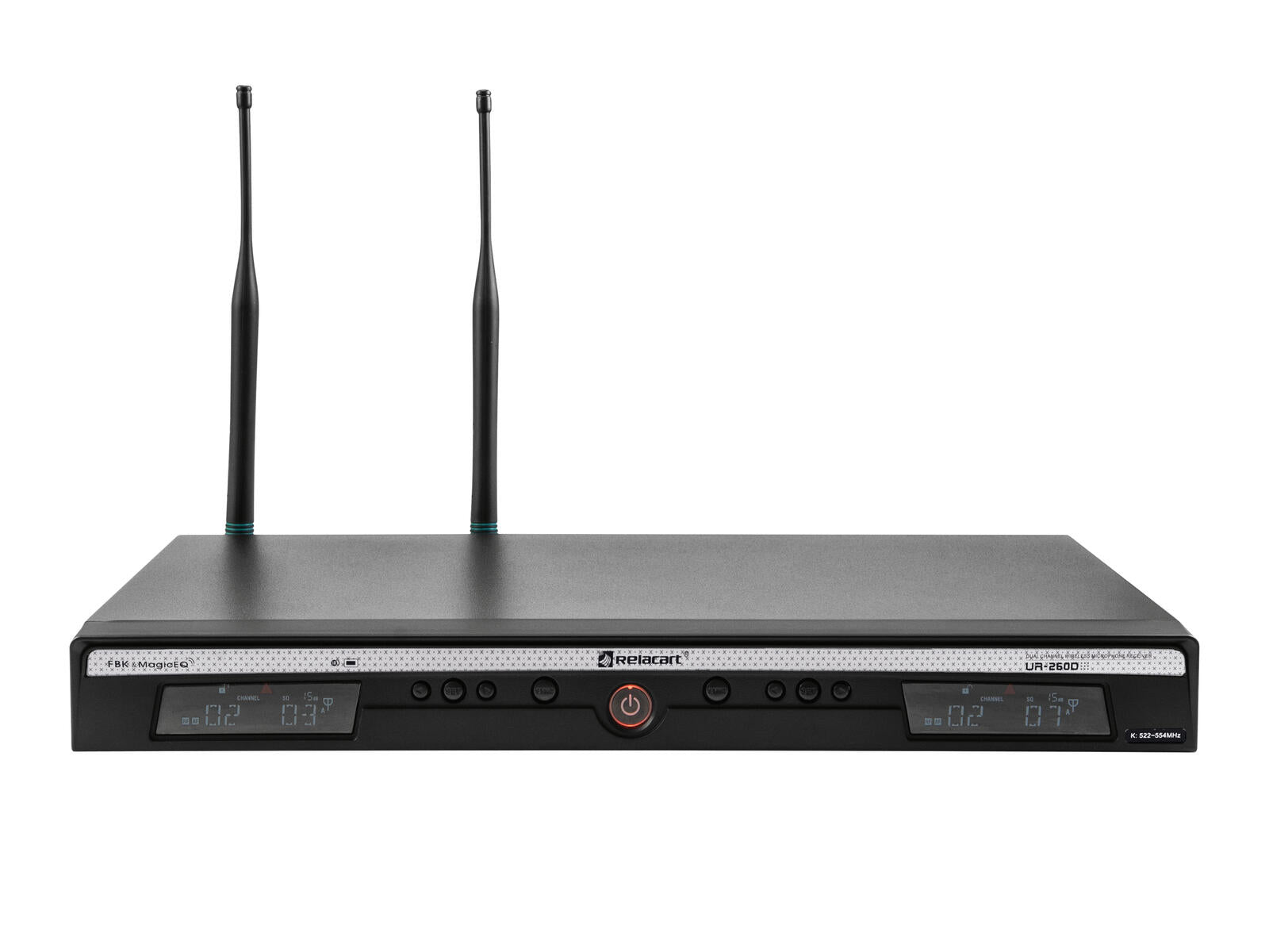 RELACART UR-260D Ricevitore UHF a 2 canali 522-554 MHz