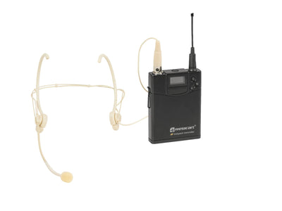RELACART UT-222 Bodypack 522-554 MHz con Headset HM-600S