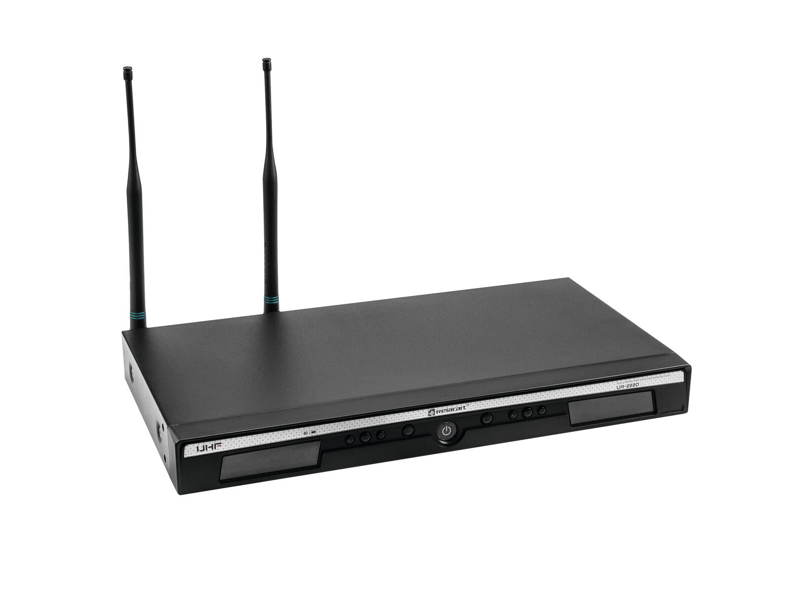 RELACART UR-222D Ricevitore UHF a 2 canali 823-832 + 863-865 MHz