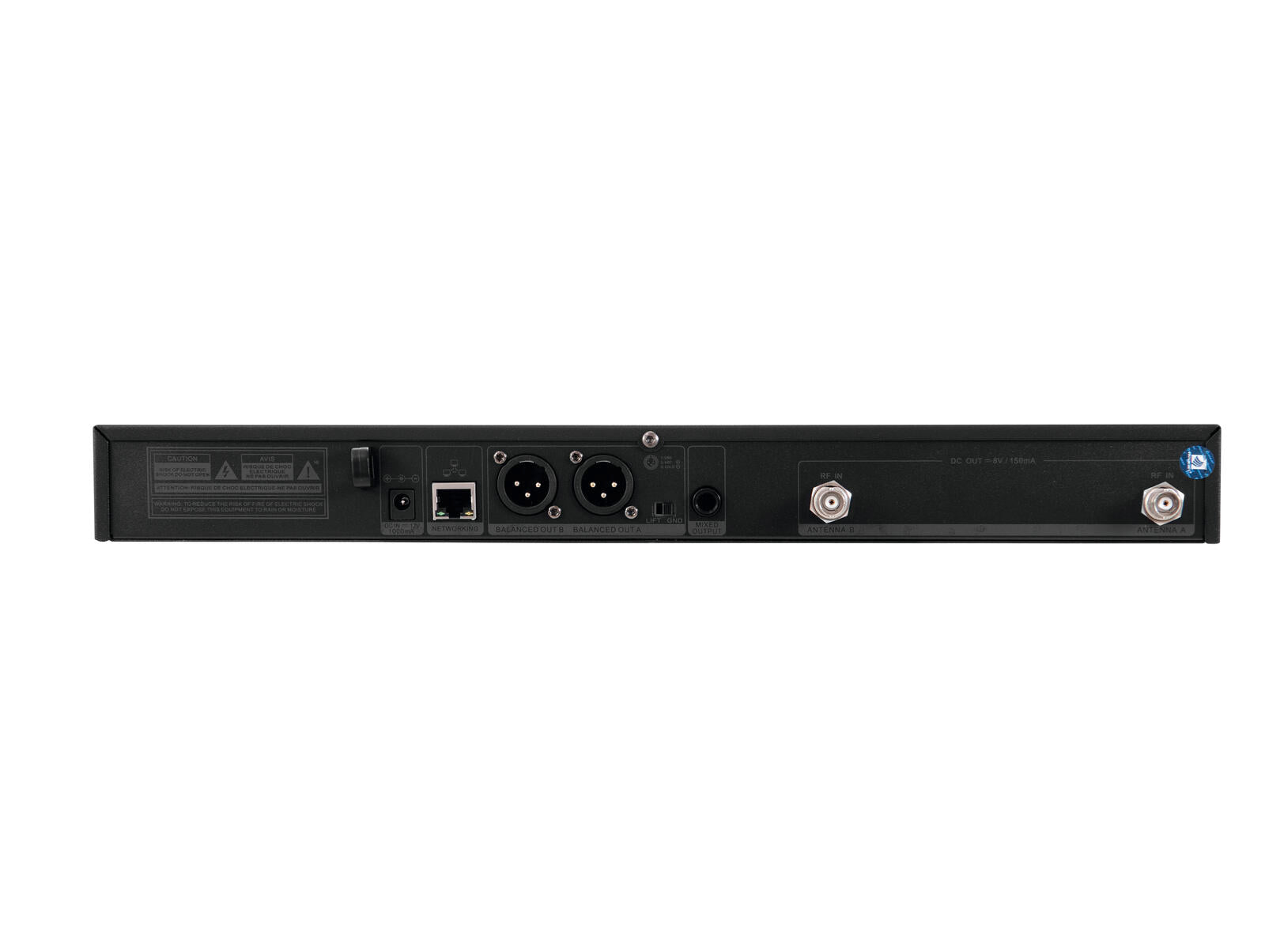 RELACART UR-260D Sistema UHF a 2 canali 823-832 + 863-865 MHz