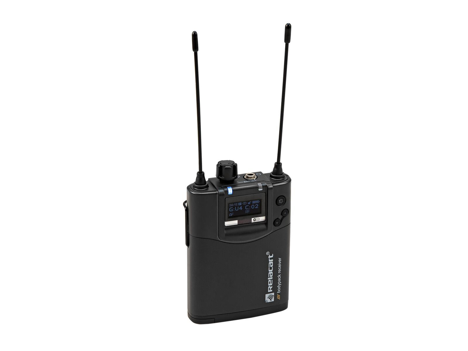 RELACART PM-320R Ricevitore Bodypack In-Ear 626-668 MHz
