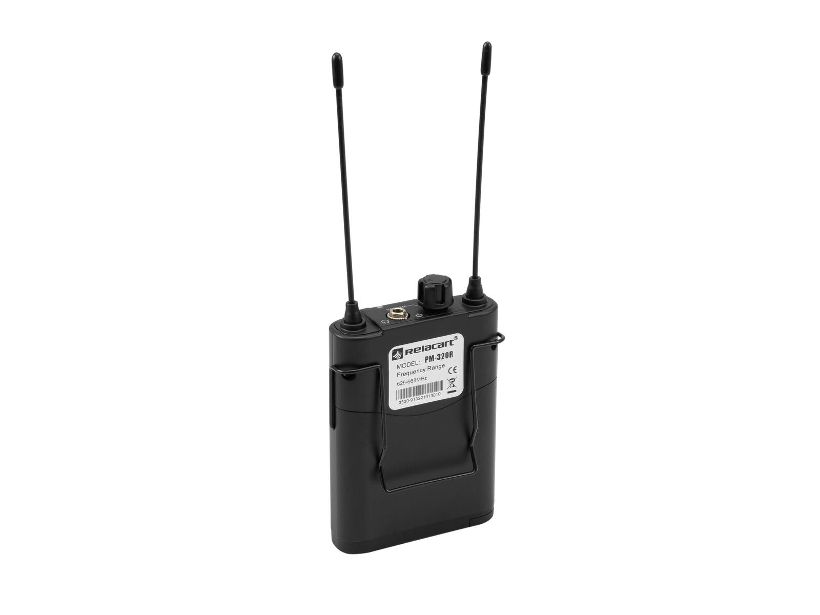 RELACART PM-320R Ricevitore Bodypack In-Ear 626-668 MHz