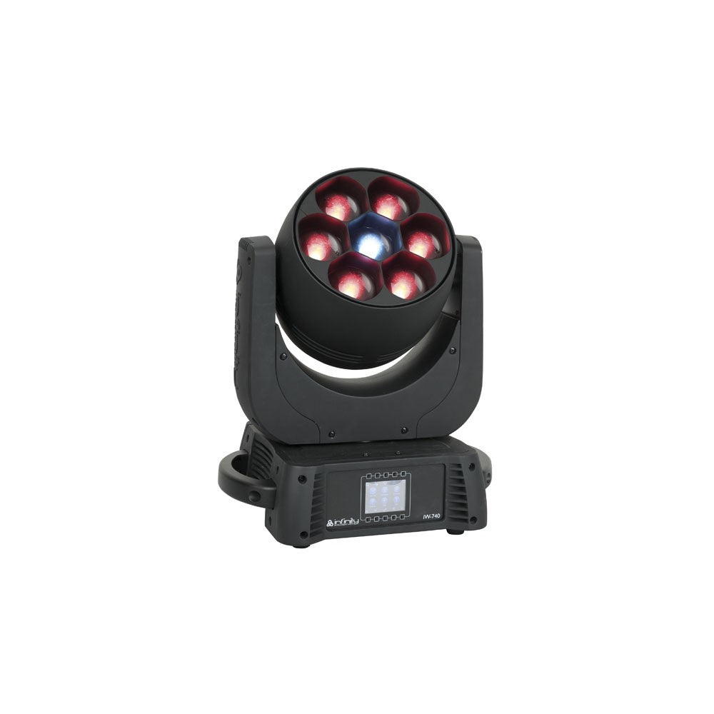 Infinity iW-740 RDM Wash RGBW, Zoom elettronico
