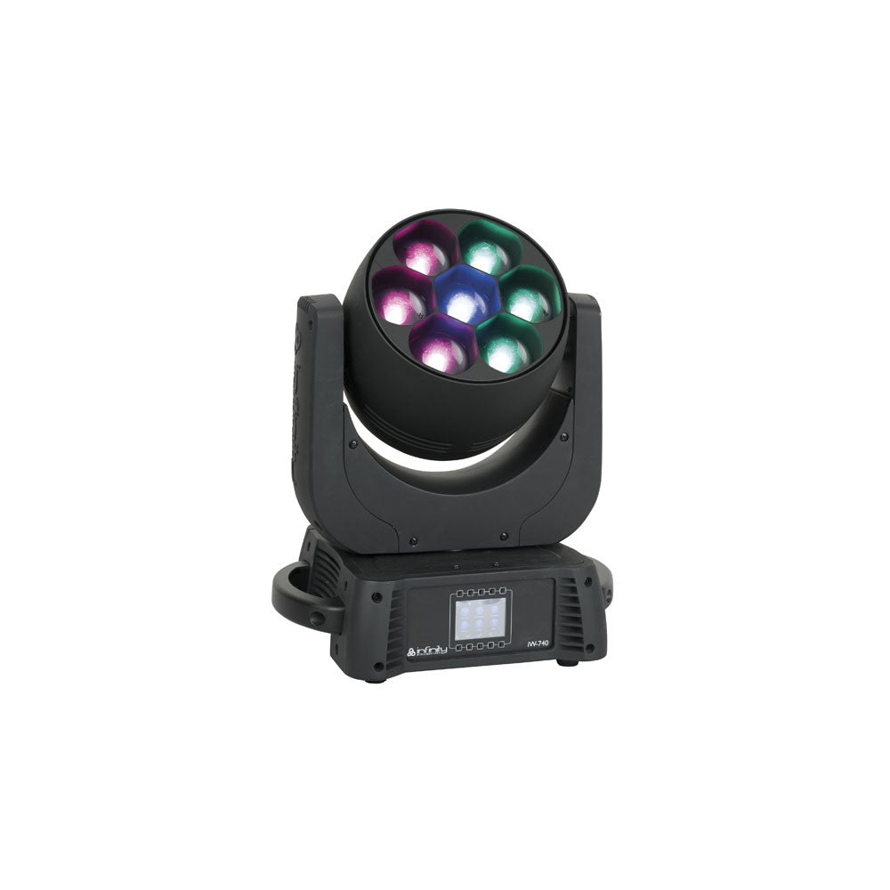 Infinity iW-740 RDM Wash RGBW, Zoom elettronico
