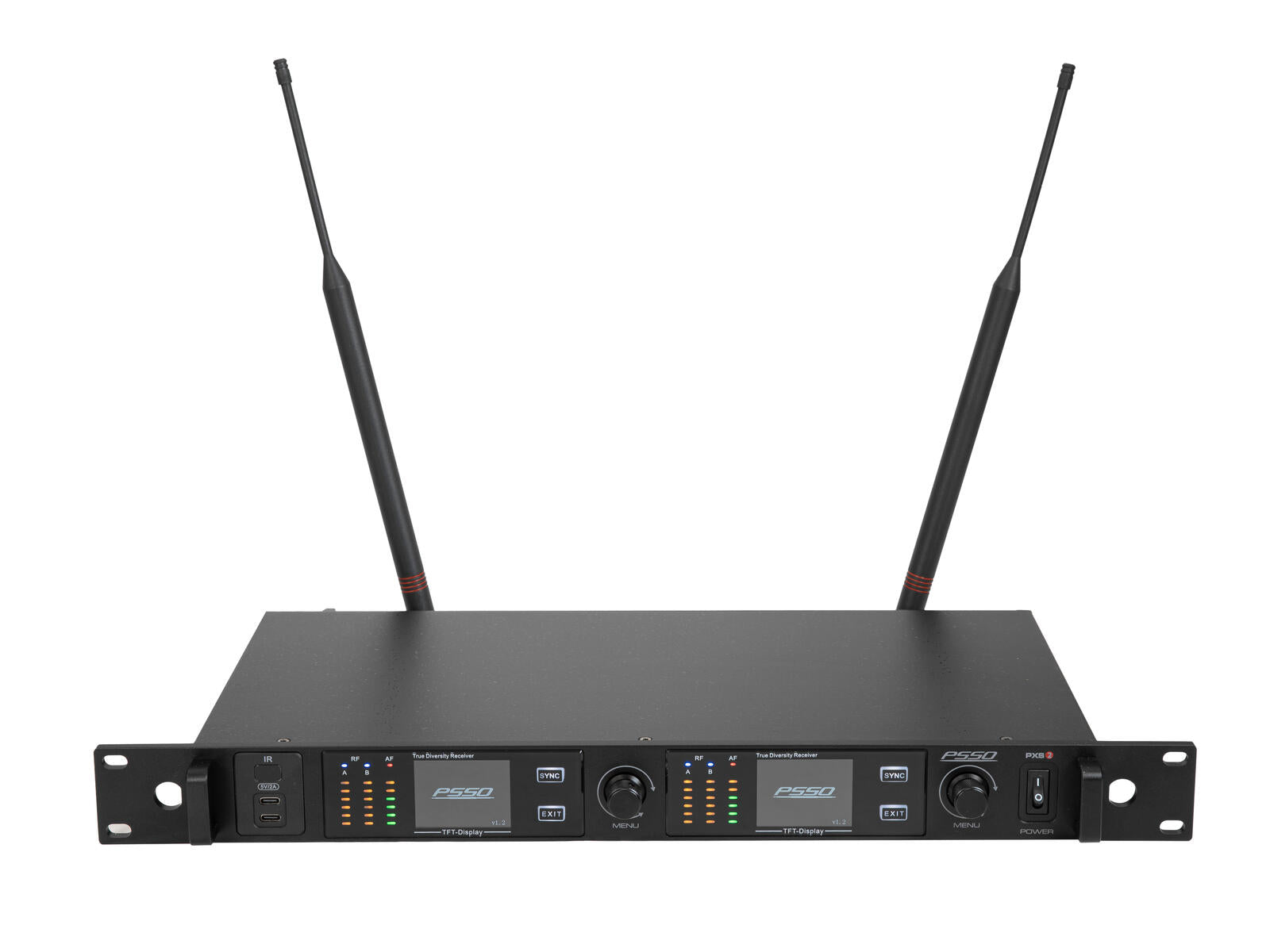 PSSO PXS TWO 2-channel True Diversity Receiver 470-510 MHz