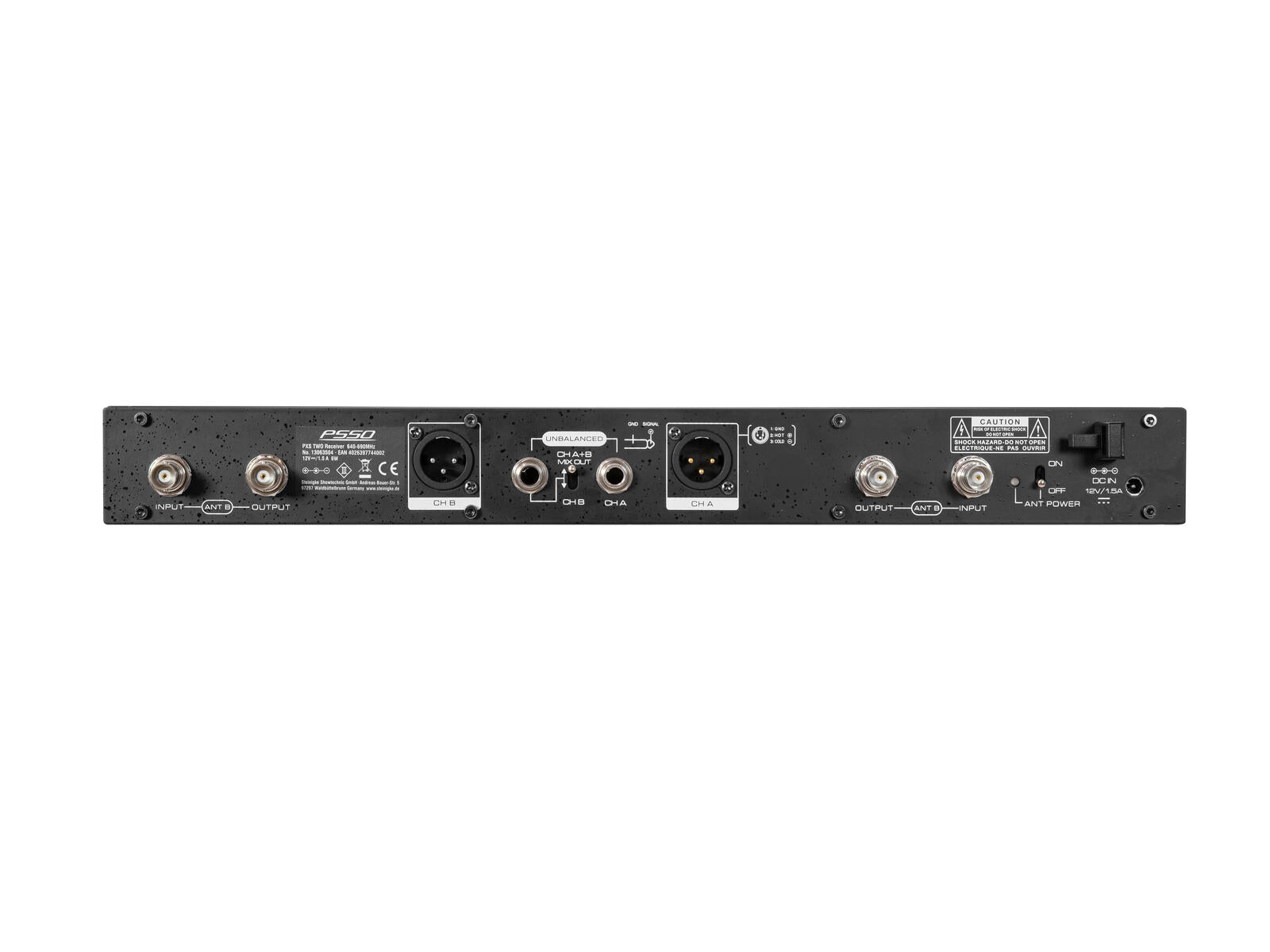 PSSO PXS TWO Ricevitore True Diversity a 2 canali 640-690 MHz