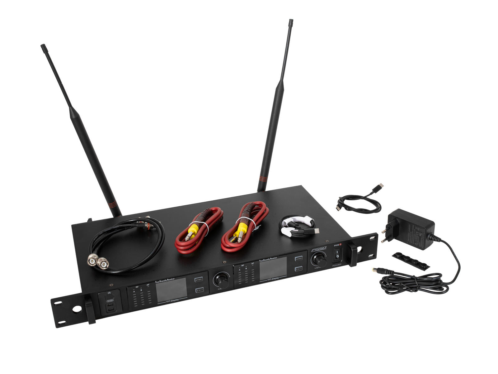 PSSO PXS TWO Ricevitore True Diversity a 2 canali 640-690 MHz