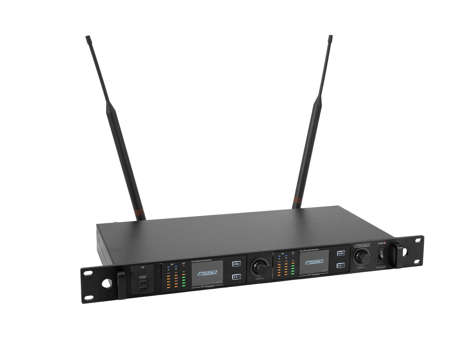 PSSO PXS TWO Ricevitore True Diversity a 2 canali 640-690 MHz