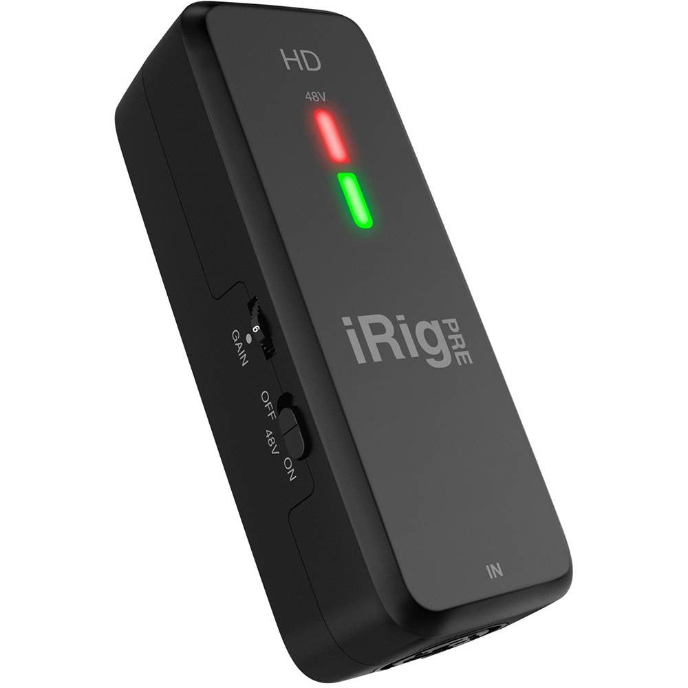 IK MULTIMEDIA IRIG PRE HD interfaccia microfonica per iPhone, iPad, Mac e PC