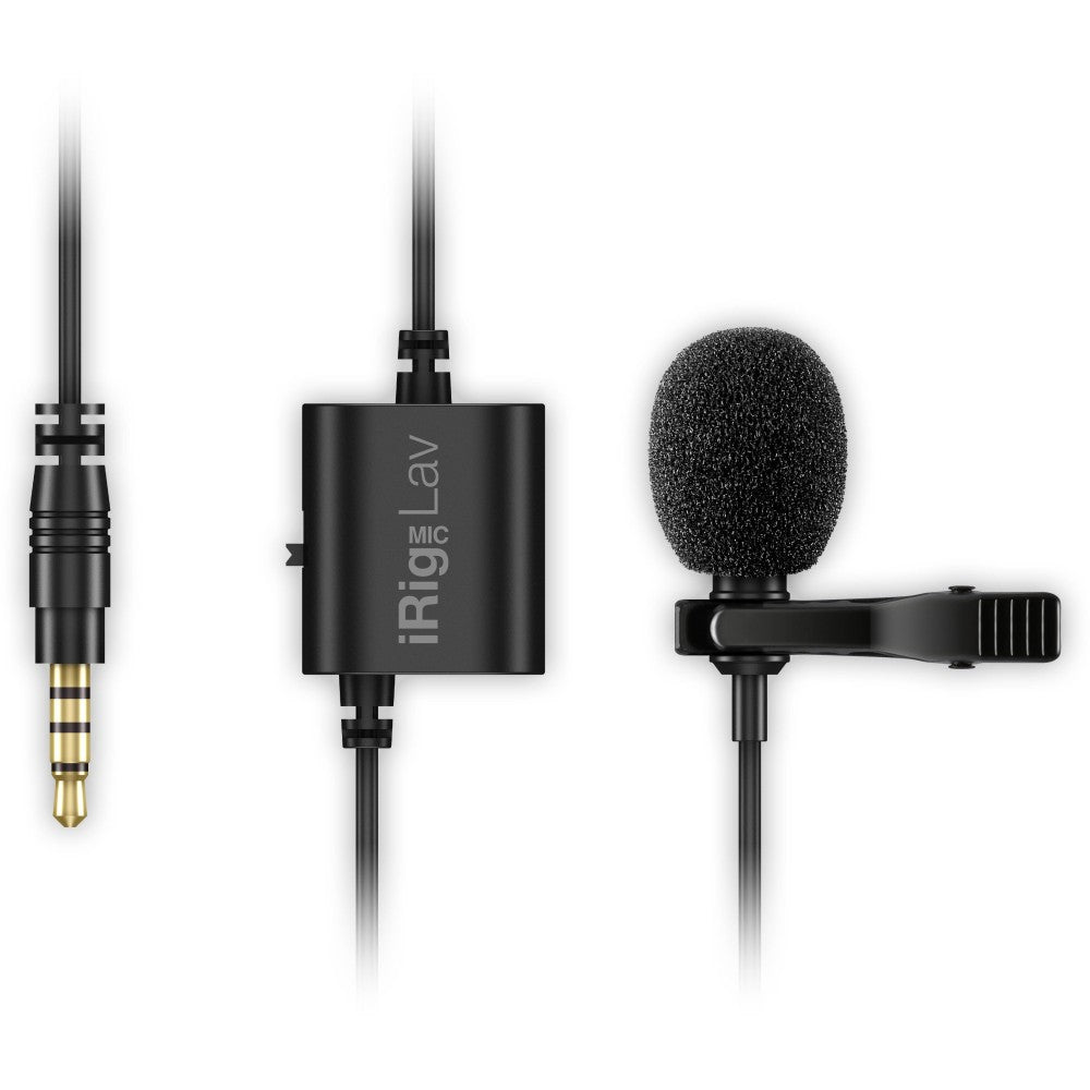 IK MULTIMEDIA IRIG MIC LAV Microfono lavalier per Android, iOS e MAC