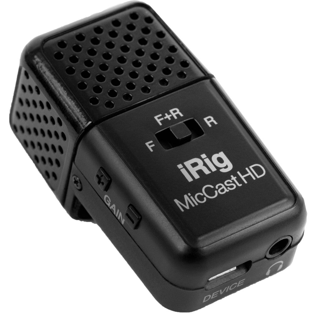IK MULTIMEDIA IRIG MIC CAST HD Microfono digitale dual-side per voce